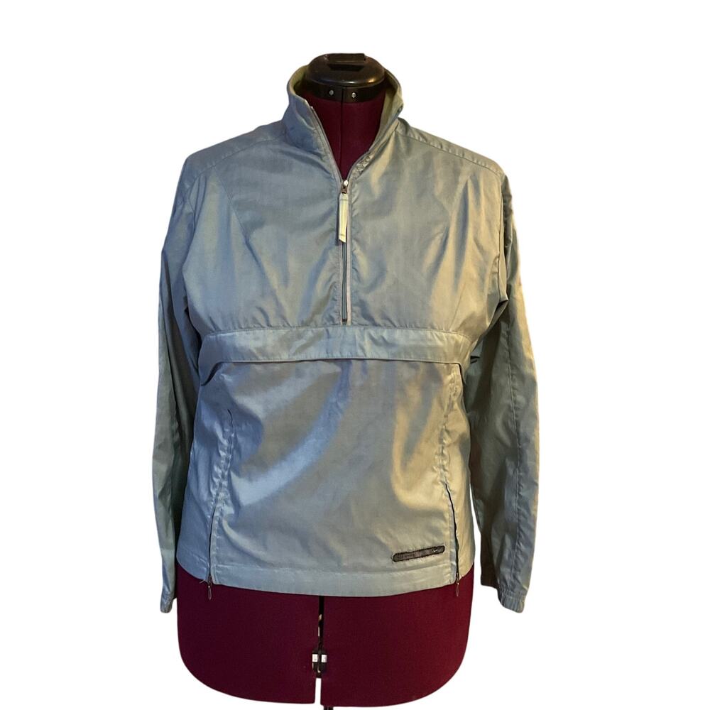 Nike Women's XS Gray 3/4 Zip Anorak Running Jacket Windbreaker Pullover